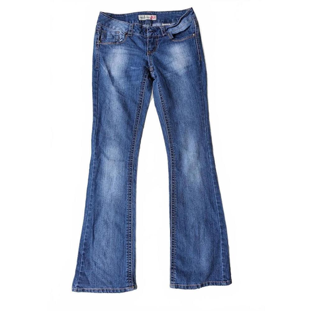 Paris Blues Low-Rise, Boot Cut Jeans - Size 3